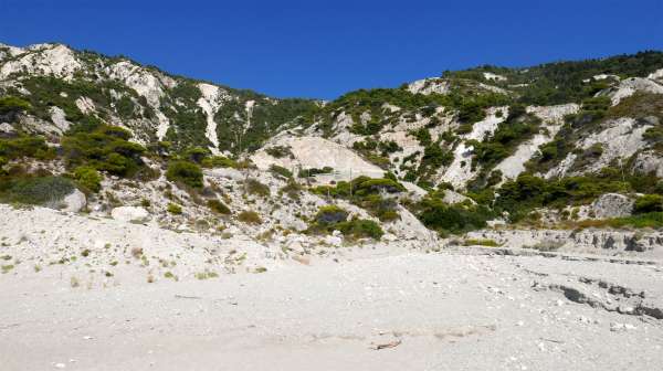 Blick auf die Klippe