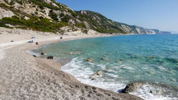 Widok na całą plażę