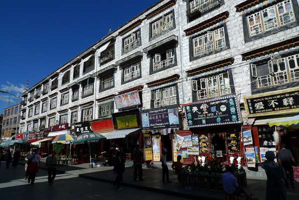 Architektur des alten Lhasa