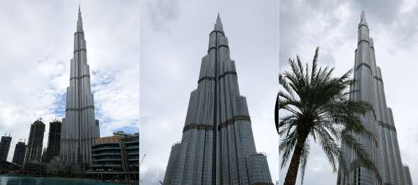 Widok na Burj Khalifa