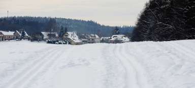 Circuit de ski de fond à Rozkoš