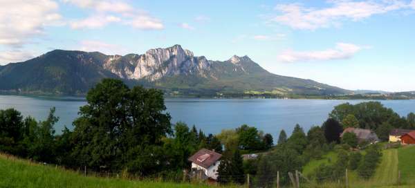 Diaľničné vyhliadka na Mondsee