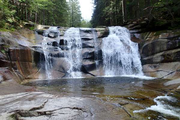 Wasserfall von Mumlava