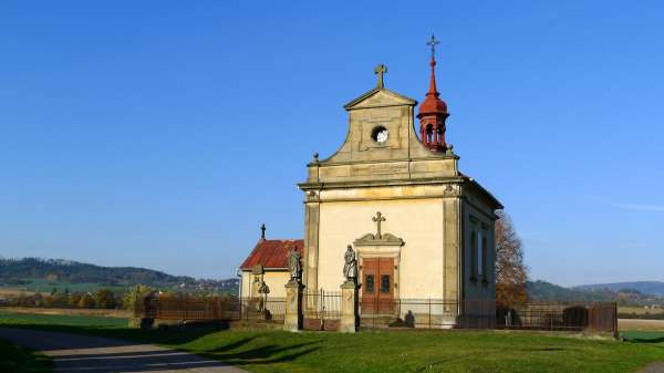 Kirche des Heiligsten Herzens Jesu in Březina