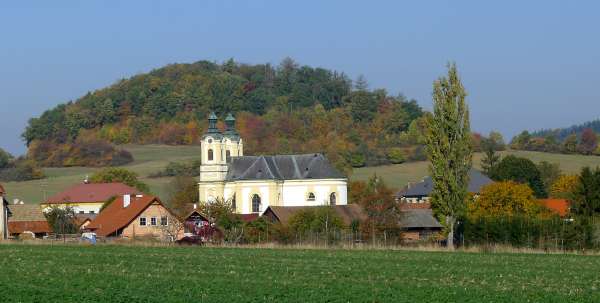 View of Ostružno and Sv. Annu