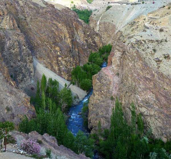 Kanion rzeki Wakha