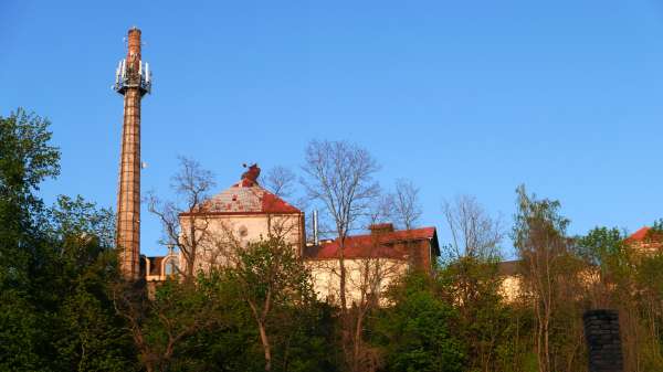 Brauerei von unten