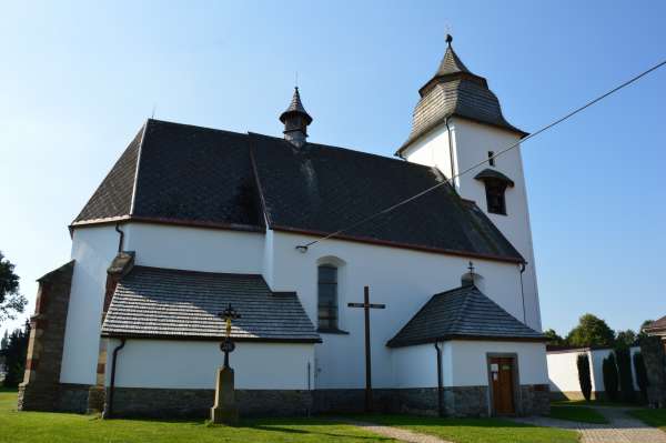 De kerk waar het Číhošť-wonder plaatsvond