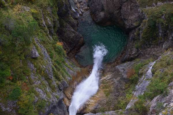 Pöllatfall-Wasserfall