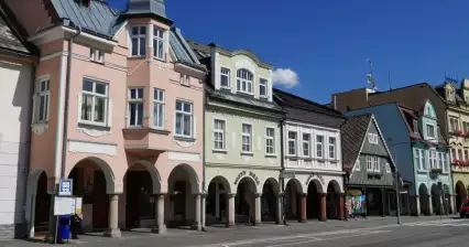 TG-Masaryk-Platz in Vrchlabí