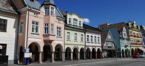 TG Masaryk-plein in Vrchlabí