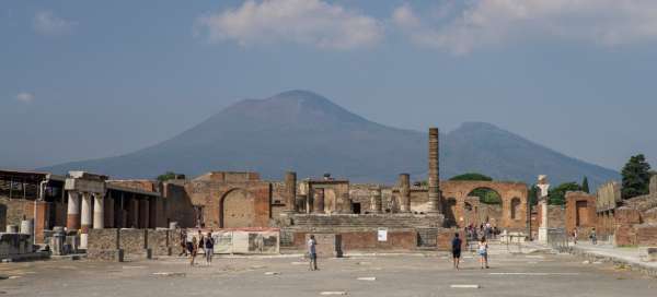 Ronde van het oude Pompeii