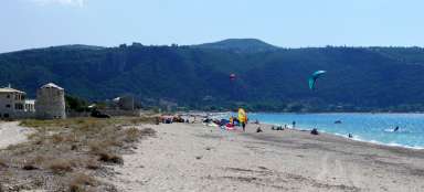 La plage d'Agios Ioannis