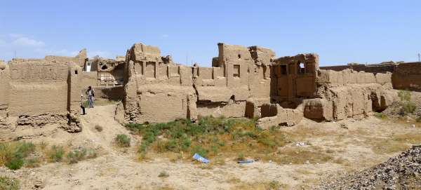Le rovine della città vecchia di Kashan