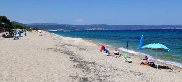 Beaches between Athos and Sithonia: Accommodations