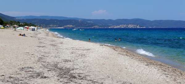 Strand van Salonikiou