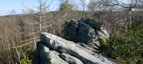 Wanderung zum tyři Palice und Milovské Lebkuchen