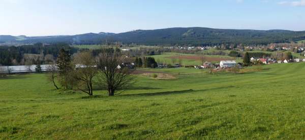 Uitzicht vanaf de Tsjechische heuvel