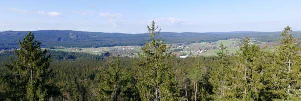 Uitzicht op de Svratka-vallei
