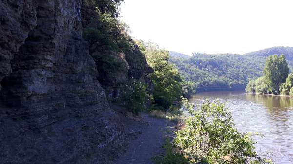 Road under the rock