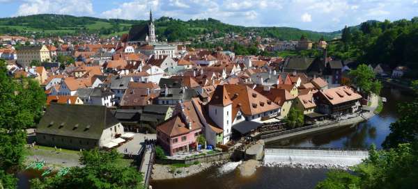 Najpiękniejsze miasta Południowych Czech: Zakwaterowanie