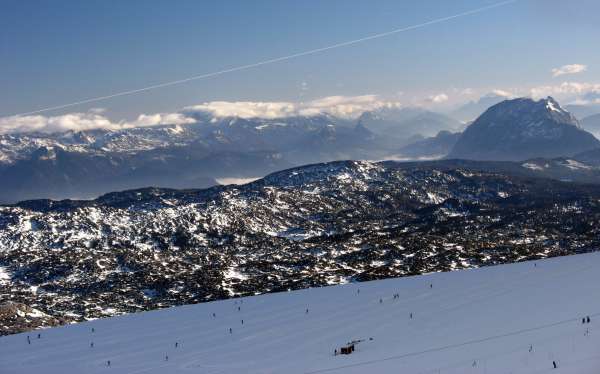 Skiën op de Schladminger-gletsjer