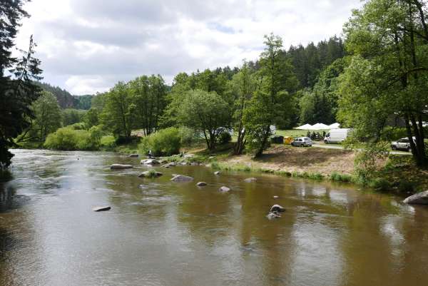 Widok na poczęstunek