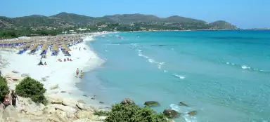 Schwimmen in Villasimius