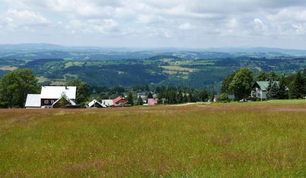 Blick von der Hütte Karolinka