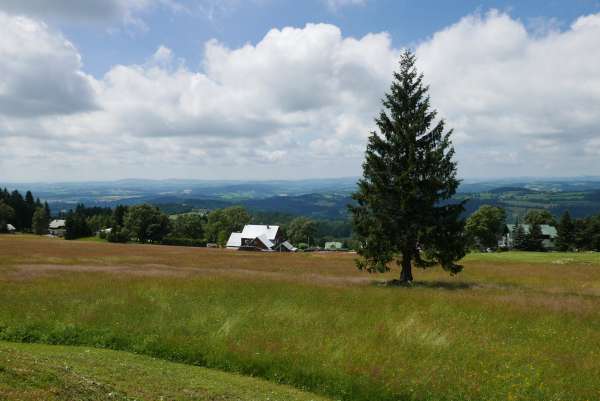 Weg von der Hütte Karolínka