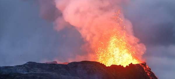 Per l'attività vulcanica in Islanda: Tempo e stagione