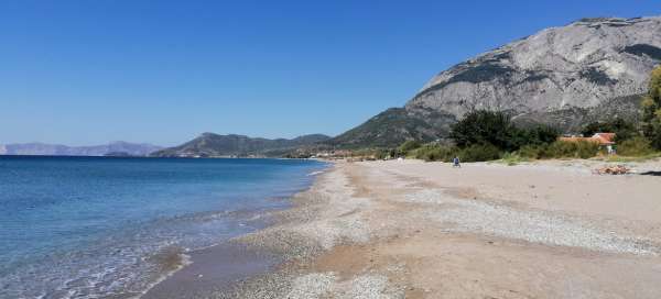 Vostalakia Kampos-strand: Weer en seizoen