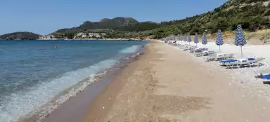 Strand von Psili Amos (Westen)