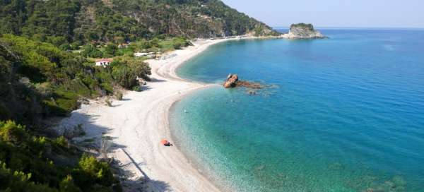 Trip to Potami beach: Weather and season