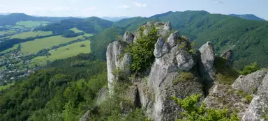 Súľov 바위의 가장 아름다운 장소