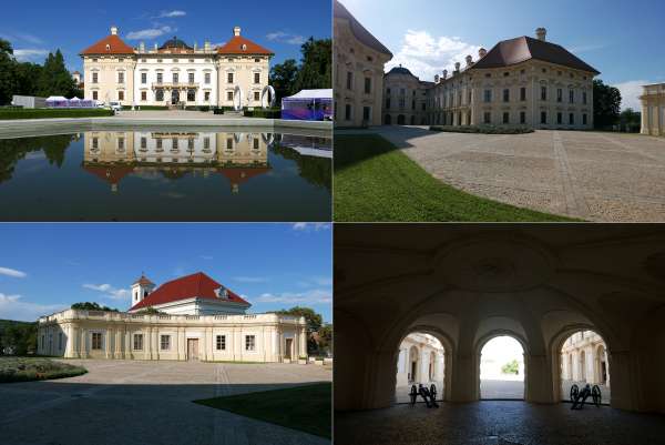 Een rondleiding door het kasteel Slavkov u Brna