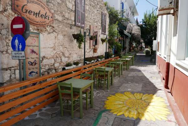 Picturesque streets in Pythagorje