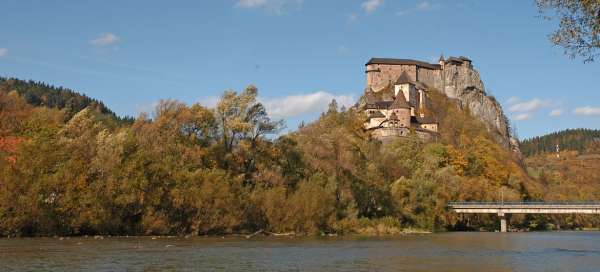 Oravský hrad: Počasie a sezóna