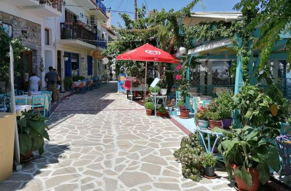 Picturesque streets in Kokkari