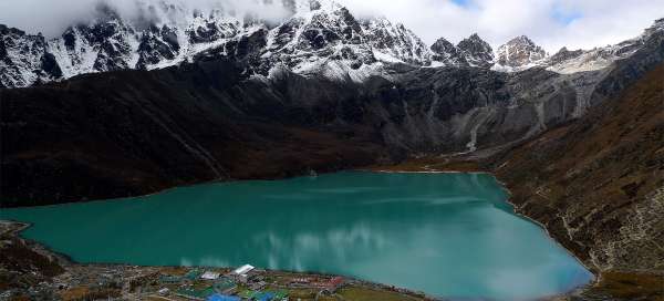Jezero Dudh Pokhari v Gokyu: Počasí a sezóna
