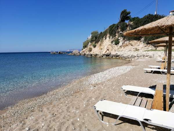 On the beach of Tripiti