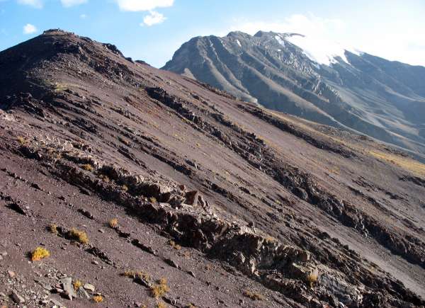 Vista del pico Stok (4.950 m)