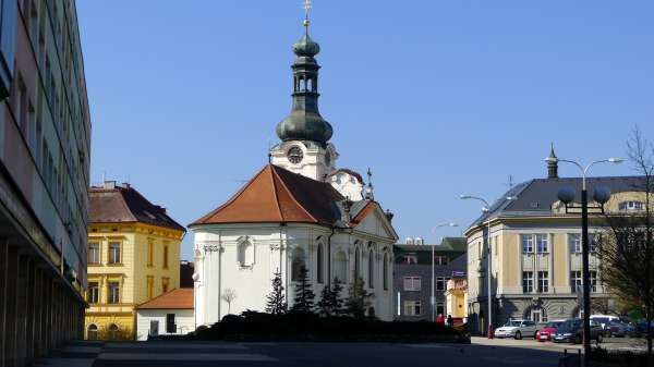 Kerk van St. Jan Nepomucký in Mladá Boleslav