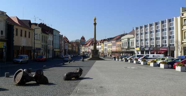 Plaza de la Ciudad Vieja en Mlada Boleslav