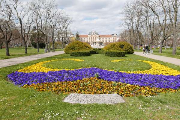 Park výstaviště v Mladé Boleslavi