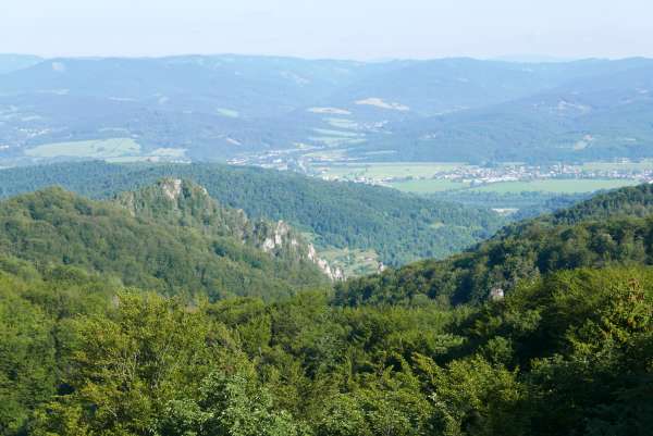 Vista del valle de Váh