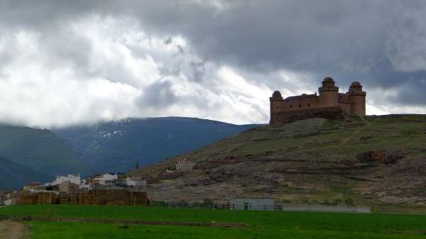 Aankomst in La Calahorra