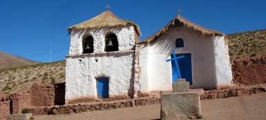 Kleine kerk in Machuca