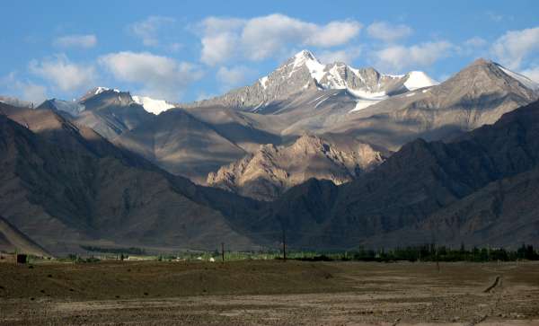 Gezicht op Stok Kangri