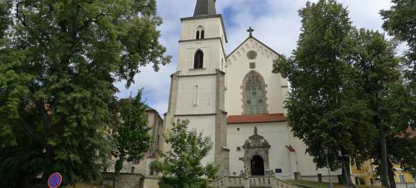Kirche der Botschaft St. der Apostel in Leitomischl: Wetter und Jahreszeit